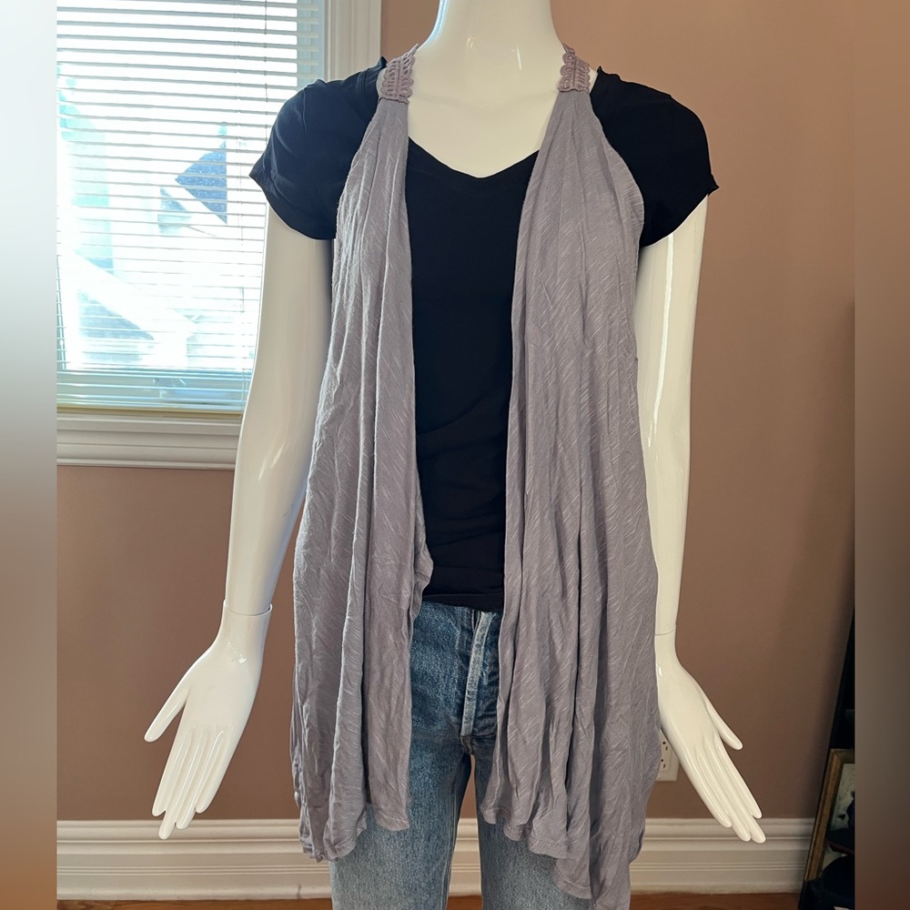 2 for $20 - Gray Ruched Short Sleeve Tunic Top